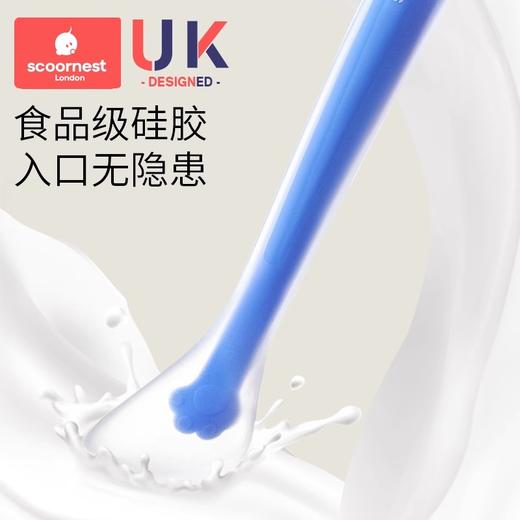 科巢宝宝硅胶勺子新生婴儿喂水果泥喂奶吃饭辅食碗硅胶小软勺儿童餐具 商品图3