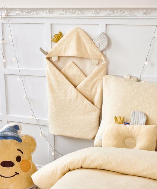 【武汉.蔡甸区】汉棉聪明象针织四件套（枕套48*74，抱被90*90，活套被120*155，定型枕18*30） 商品图2