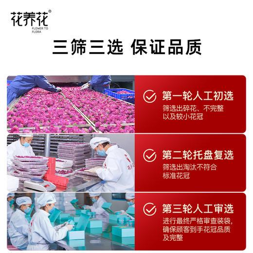 【鸿运当头】冻干玫瑰鲜花茶小罐礼盒24g（8g*3） 商品图4