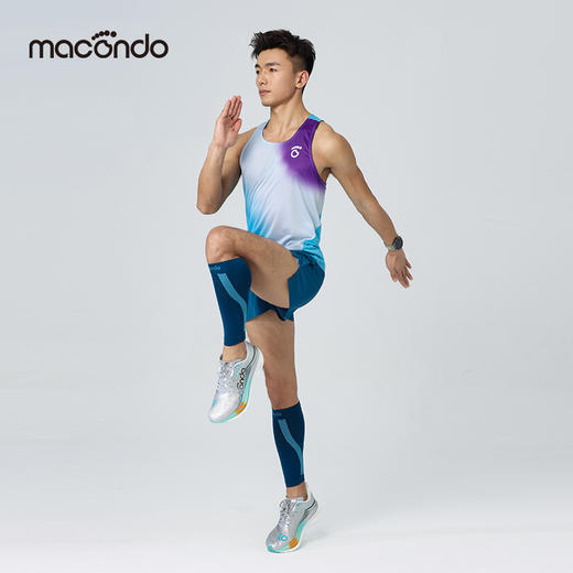 春夏款马孔多 风洞小腿套 压缩肌肉 高弹透气 3级抗jun 一体式无缝工艺 商品图4