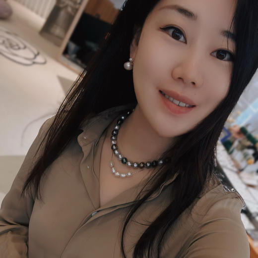 甄珠贝 玫瑰万茜同款 ji强光 无坑洼瑕疵 超级油亮 淡水巴洛克项链 约8-9mm 商品图13