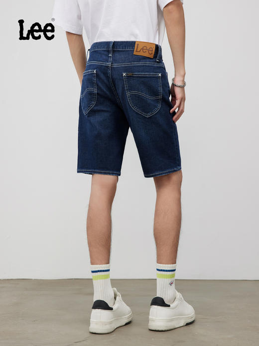 Lee商场同款春夏深蓝色男士牛仔短裤LMB2419023HN00FA02971 商品图1