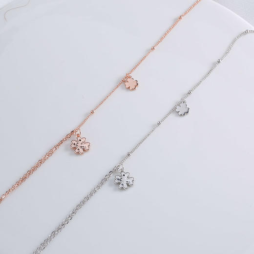 【宏艺珠宝】夏日花序·银s925脚链 商品图2