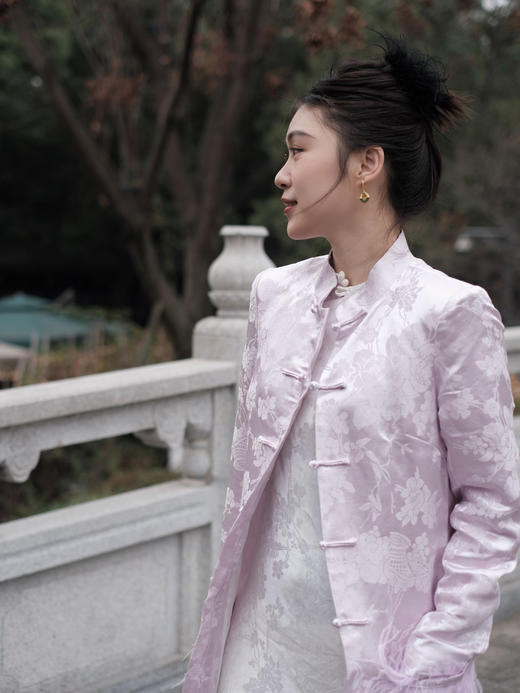 微瑕秒杀| 盛唐牡丹 |花篮硕果新中式对襟外套[特价品](特殊商品不退不换) 商品图8