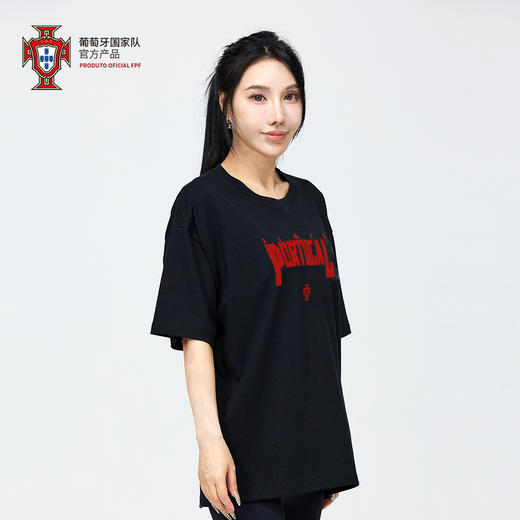 【官方正版】葡萄牙国家队|C罗欧洲杯手绘涂鸦风助威T恤足球迷短袖 商品图1