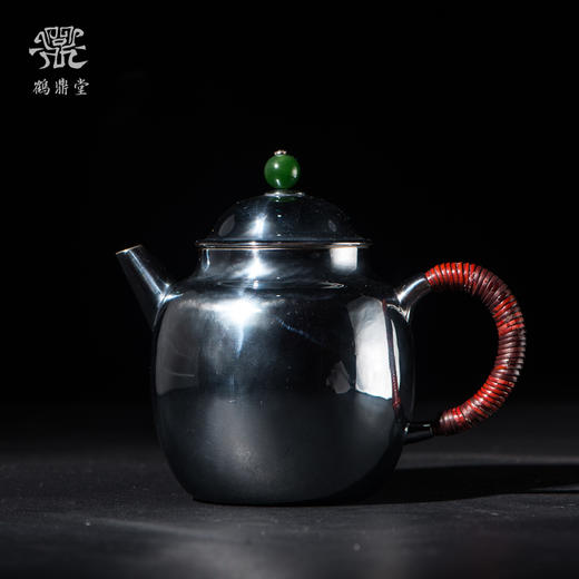 鹤鼎堂闻天系列闻天湛露镜面急须（银色）（缺货） 商品图0