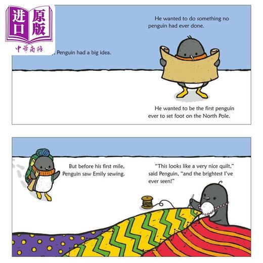 【中商原版】企鹅一族 企鹅的大冒险 Salina Yoon Penguins Big Adventure 英文原版 儿童纸板绘本 纸板书图画书 动物故事 商品图3