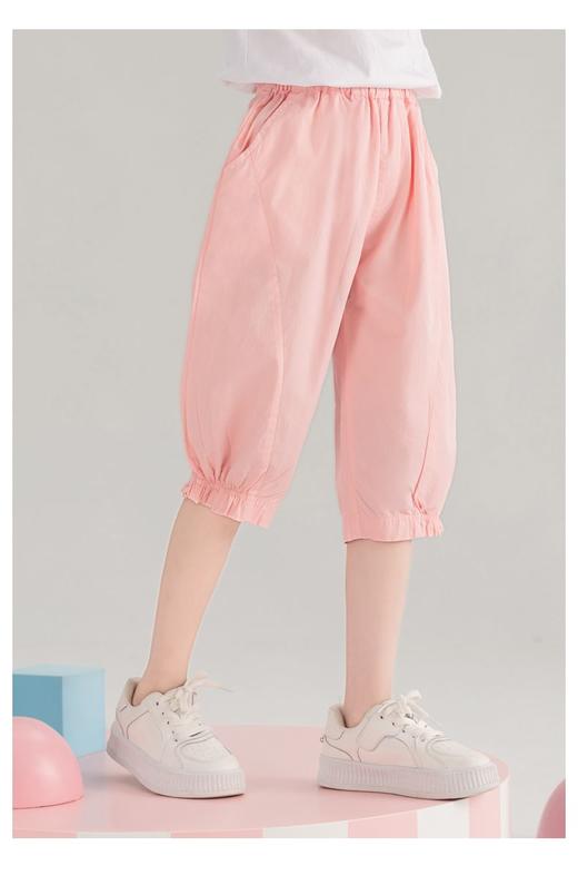 女童七分裤夏季薄款儿童裤子休闲夏天女孩运动裤夏装大童洋气短裤 商品图1