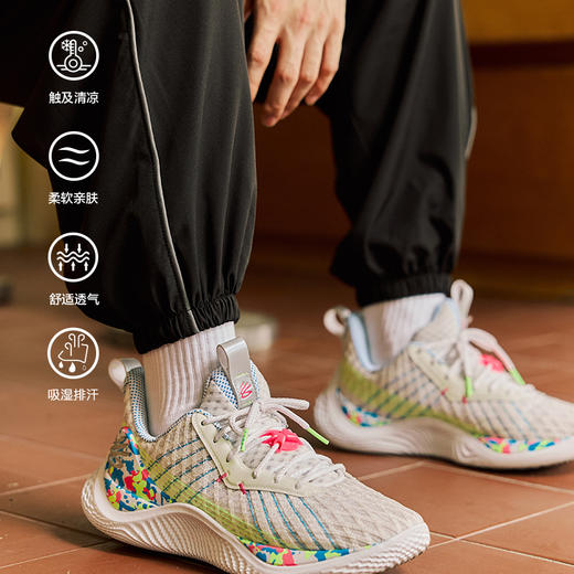 LUSHISI「速干透气」九分直筒训练薄款轻盈休闲束脚运动长裤速度 商品图2