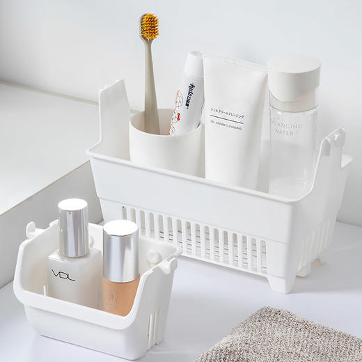 【白色】娜家浴室悬挂收纳架 商品图2