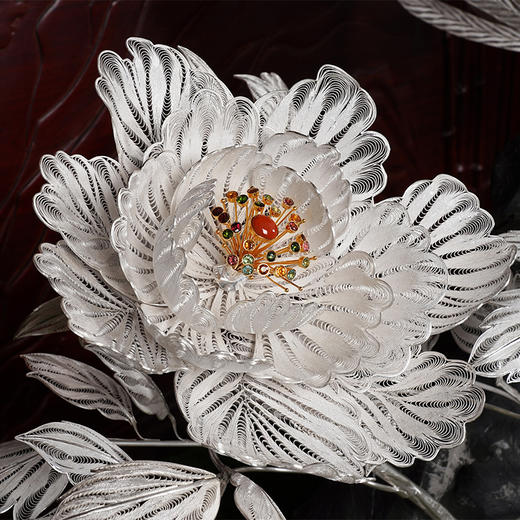 子佩集S999银手工银花丝【盛世风华】摆件大师工坊原创设计【SSFH】2406 商品图5