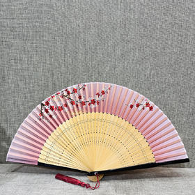 梅花折扇°（图案颜色随机）
