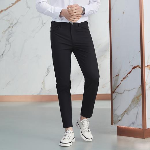【高端系列】柒牌索罗娜休闲裤男2024夏季新款中青年高弹直筒长裤126H72680 商品图1