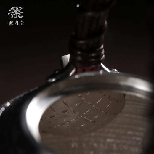 鹤鼎堂闻天系列照明螺旋纹大号汤沸（银色）（缺货） 商品图4