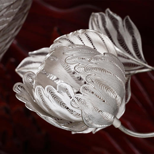 子佩集S999银手工银花丝【盛世风华】摆件大师工坊原创设计【SSFH】2406 商品图3