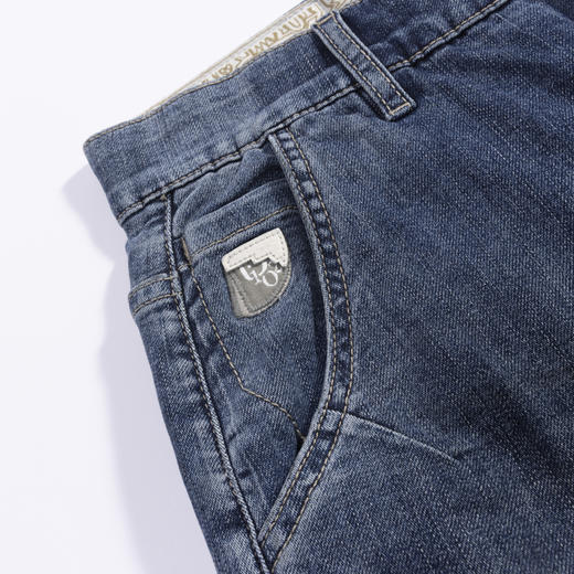 【断码清仓】HX 夏季水洗牛仔五分裤S207422152101短裤 商品图5