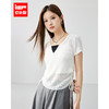 IEF/爱依服夏季假两件抽绳设计显瘦气质时尚百搭小众上衣B5033- 商品缩略图3