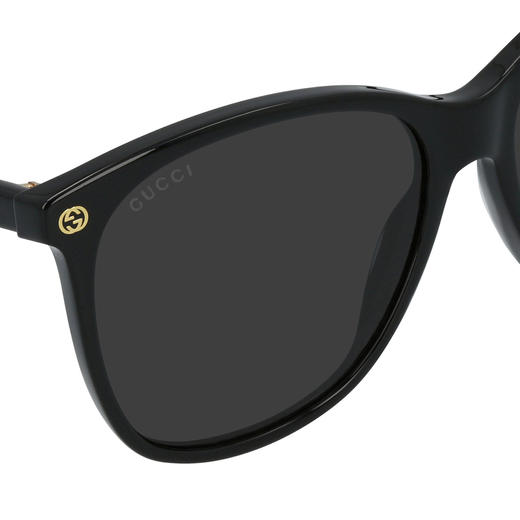 GUCCI 黑色女士方形太阳镜 商品图3
