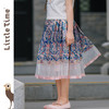 littletime女童汉服2024春夏装新款粉色凤凰马面裙高级感儿童裙子 商品缩略图4