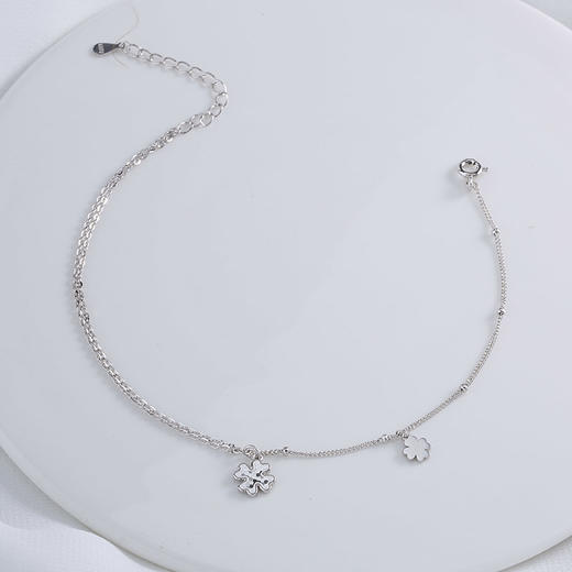 【宏艺珠宝】夏日花序·银s925脚链 商品图0