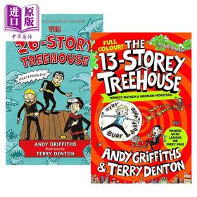 【中商原版】英文原版彩版树屋历险故事1-2册 13-26层树屋 The 13 26 Storey Treehouse Colour Edition 故事图画书漫画小说