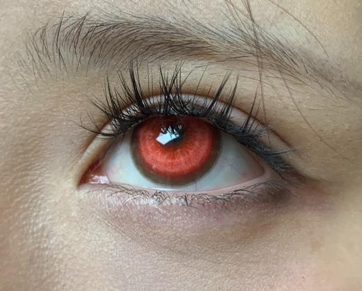 Recolook高遮瞳COS片半年抛-锦鲤之红（COS专用高遮瞳片、介意勿拍） 商品图1