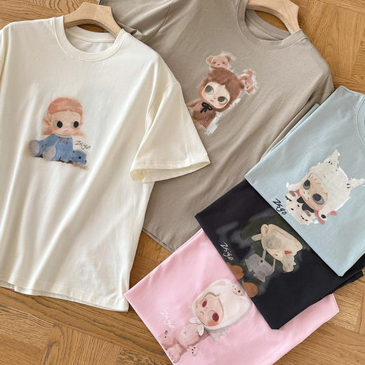 地素泡泡玛特5色印花Tee061702 商品图0