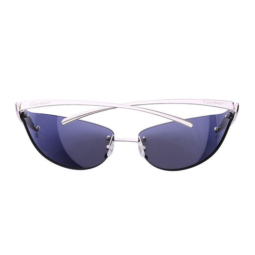 CARTIER 女士紫蓝色无框太阳眼镜 商品图2