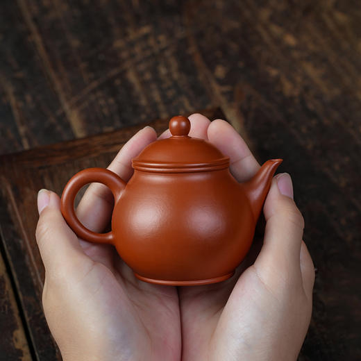 静兮壶 宜兴原矿茶壶紫砂壶功夫茶泡茶壶朱泥紫砂茶具仿古 商品图1