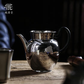 鹤鼎堂闻天系列终风锤目纹公杯（银色）（缺货）