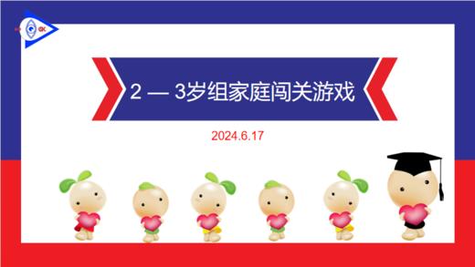 实验小班 2024.6.17 2-3岁组家庭闯关游戏 商品图0