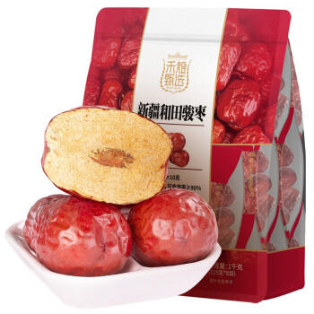 禾煜 甄选新疆和田骏枣1kg（125g*8 ）大红枣  灰枣 薄皮枣 干果蜜饯 商品图4