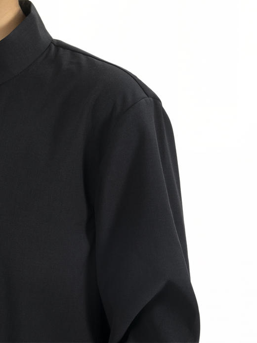 微瑕秒杀| 盛唐牡丹 |市隐系列男女同款进口羊毛竹纹衬衣外套[特价品](特殊商品不退不换) 商品图5