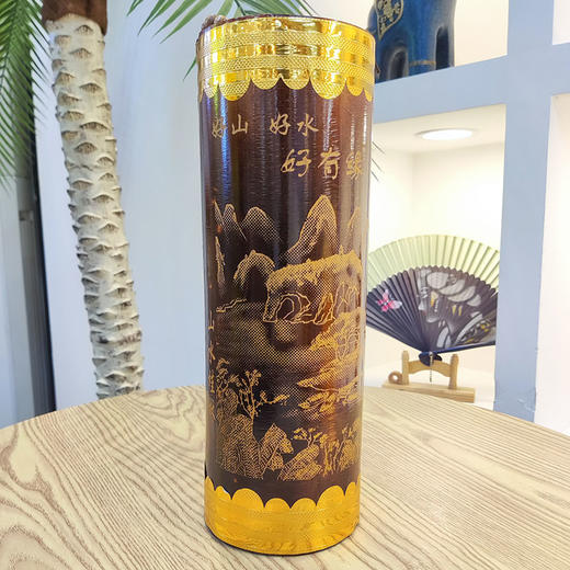 雕刻洞藏老酒500ML桂花酒三花酒竹筒酒 富江 商品图2