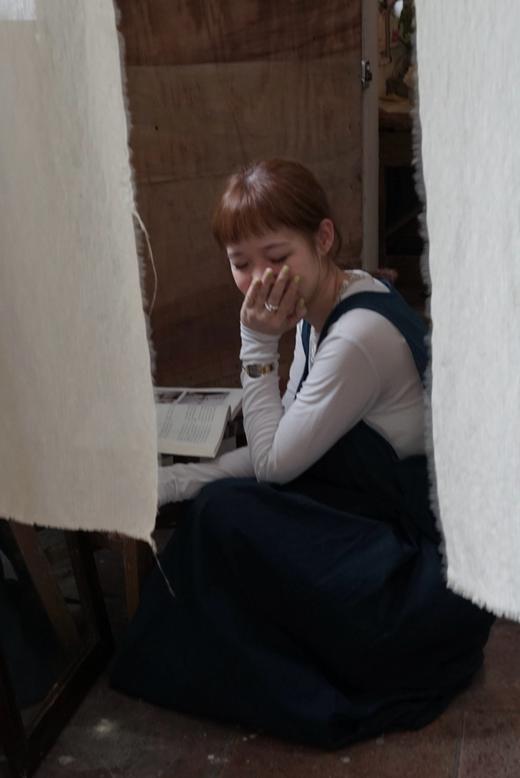 Cosmic Wonder 棉麻混纺背带连衣裙 商品图1