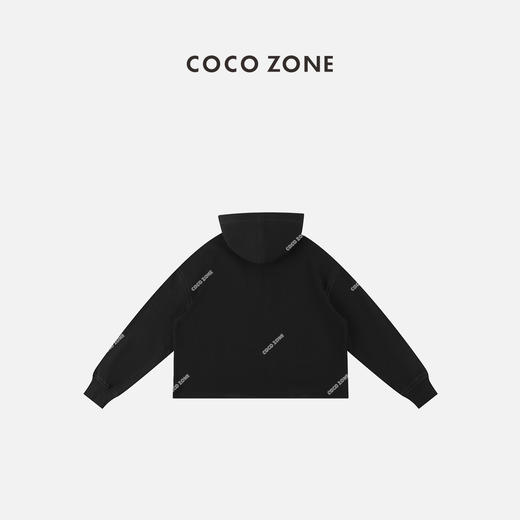 COCO ZONE 早秋半拉链连帽卫衣半拉链长袖上衣 23C29552 商品图1