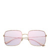 DIOR 女士淡粉色镜片金属镜框方形太阳镜 商品缩略图3