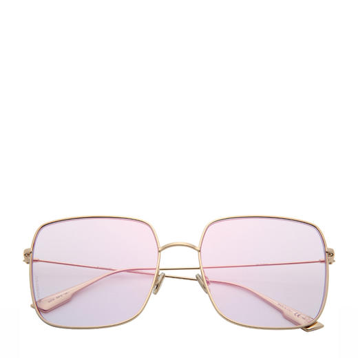 DIOR 女士淡粉色镜片金属镜框方形太阳镜 商品图3