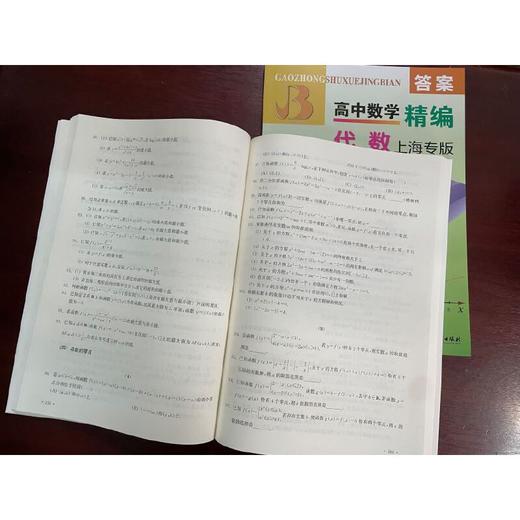 高中数学精编 代数 上海专版(高中数学精编 代数 上海专版编写组) 商品图3