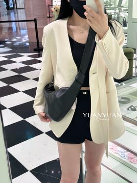 【韩国 园园东大门采购羊皮可颂包】