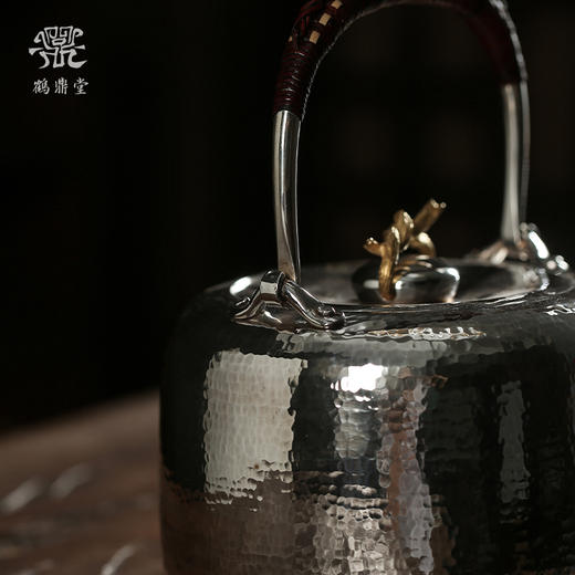 鹤鼎堂闻天系列日曜汤沸槌目纹（银色）（缺货） 商品图4