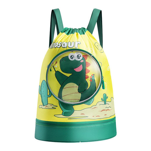 【大容量出游 萌趣游泳包】儿童游泳包 学生可爱卡通双肩背包 男女手提双层 干湿分离防水收纳袋-QQ 商品图4