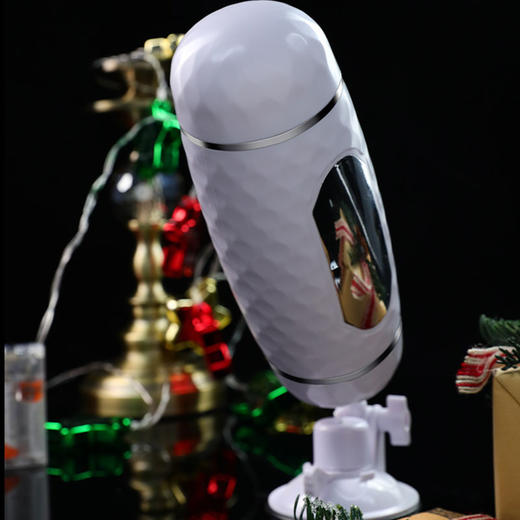 【谜姬】 双头免提手动飞机杯男用器具成人玩具刺激阴口双交夹缩 商品图2