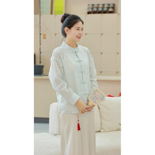 【2026东衣作】套装-（衬衫20805015葭菼+吊带22705076n玉白+短裤24709681山矾） 商品图3