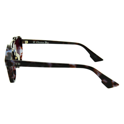 DIOR 镜片：橙色镜框：紫色哈瓦那 银色中性太阳镜 商品图2