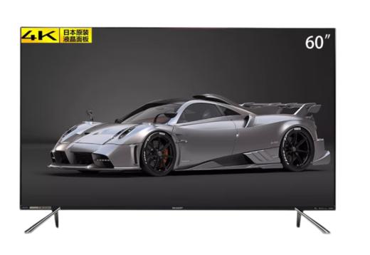 夏普（13427） 60英寸 60SU870A 4K超高清超薄煌彩智能语音体感电视 商品图0