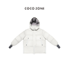 COCO ZONE 90鹅绒冬季保暖面包服拉链设计羽绒服23C30738 商品缩略图0