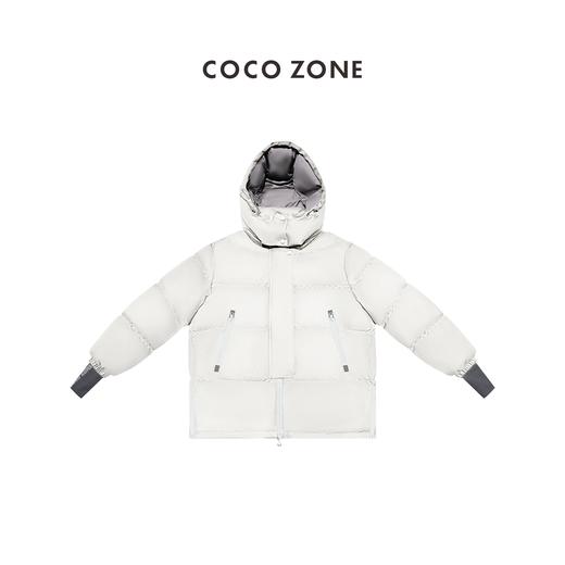 COCO ZONE 90鹅绒冬季保暖面包服拉链设计羽绒服23C30738 商品图0