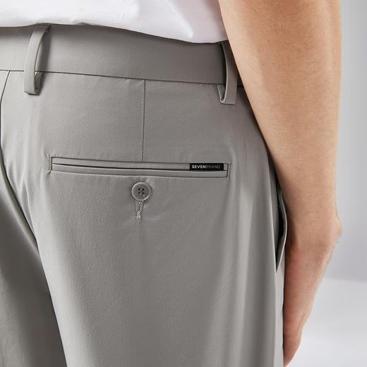 【冰氧酷】柒牌男装休闲短裤男2024夏季凉感舒适百搭中腰直筒裤子126H72780 商品图2