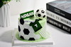 【足球之星】动物奶油、新鲜水果夹心，戚风蛋糕胚；定制款足球蛋糕，下单时请备注：字母及球衣号码~ 商品缩略图0